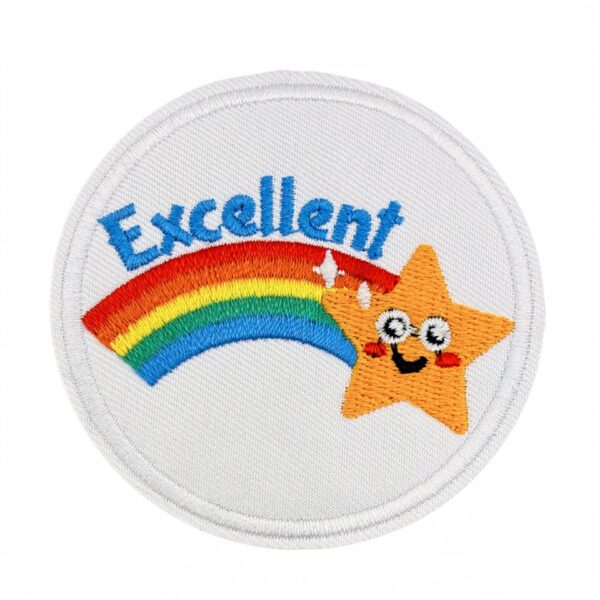 Wholesale Cartoon Star Reward Embroidered Patch Boutique Decorative Sew On Sticker