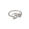 oly-714e619209dc578ea7d92557f03fda36 Wholesale Polished Alloy Bohemian Letter Ring Trendy Unisex Jewelry Accessory