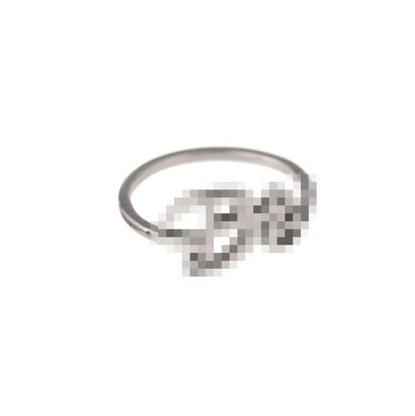 oly-714e619209dc578ea7d92557f03fda36 Wholesale Polished Alloy Bohemian Letter Ring Trendy Unisex Jewelry Accessory