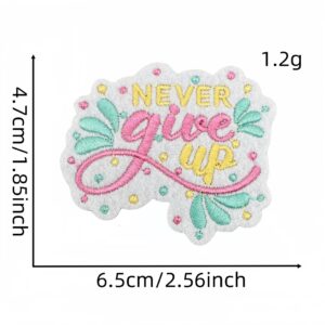 Colorful english cloth stickers 5#