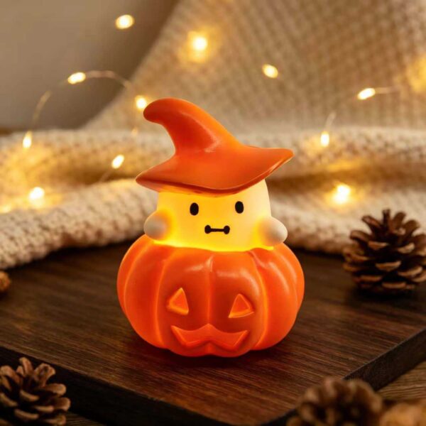 Wholesale Halloween Glow Pumpkin Ghost Decoration Night Light Home Decor Gift Resale