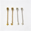 oly-7172a6cf293ccba38c069592ae24c2ec Wholesale Gothic Punk Skull Earrings with Chain Tassel Fashion Jewelry Accessory for Halloween Gift