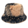 Wholesale Gradient Faux Fur Bucket Hat Winter Warm Fashion Accessory Gift for Women