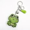 Wholesale Cute Cartoon Frog Rhinestone Keychain Alloy Key Ring Bag Charm Gift