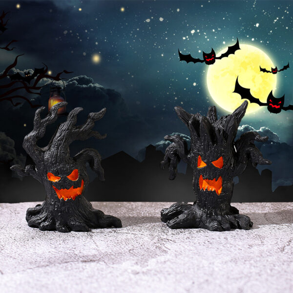 Wholesale European Style Resin Fairy Tree Ornament, Halloween Micro Landscape Decor Accent for Resale