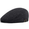 Wholesale Vintage Plaid Wool Peaked Cap, Winter Hat, Fashion Accessory, Everyday Boutique Gift