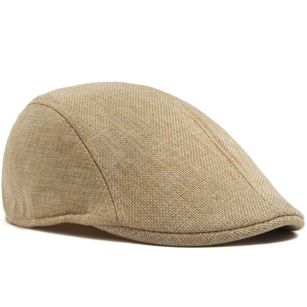 Wholesale Linen Like Beret Hat Adjustable Summer Cap for Men Women Casual Everyday Wear