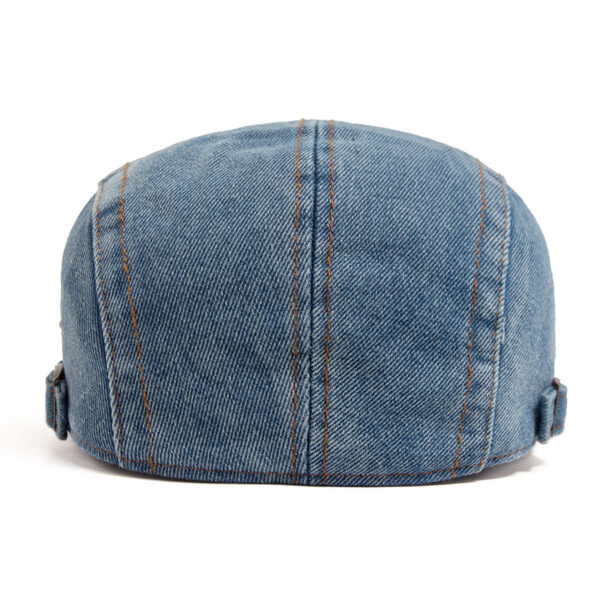 Wholesale Vintage Beret Caps for Women Men Washed Denim Cotton Sun Protection Hat