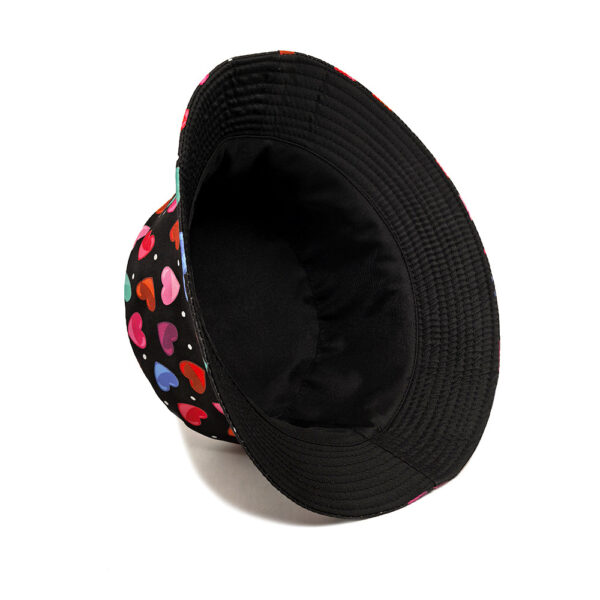 Wholesale Chic Love Pattern Fisherman Hat Sunscreen Hat for Everyday Use