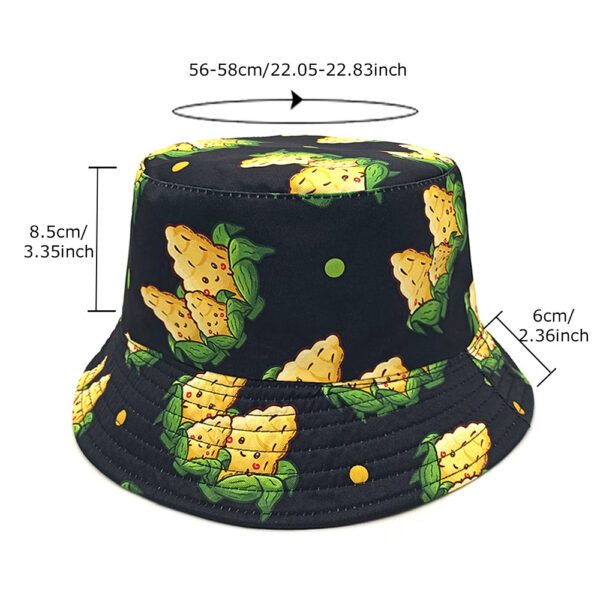 oly-71cf61758e184df7dfe18c3ed0c58edc Wholesale Corn Pattern Fisherman Hat Fashion Accessory Sun Hat for Gift Boutique