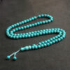 oly-71dc6d6a99706431094e234eb0283d93 Wholesale Islamic Style Turquoise Bead Bracelet 33 Beads Wedding Jewelry Accessory