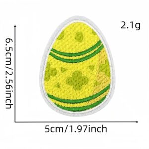 Easter egg cloth stickers 6#