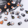 Wholesale Silicone Halloween Baby Teether Pumpkin Witch Pacifier Clip for Infant Gifts