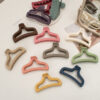 Wholesale Korean Minimalist Fan Hair Claw Clip Resin Women's Casual Fashion Accessory