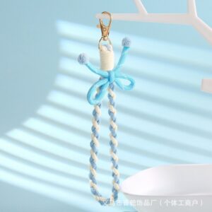 Sky blue-bow style