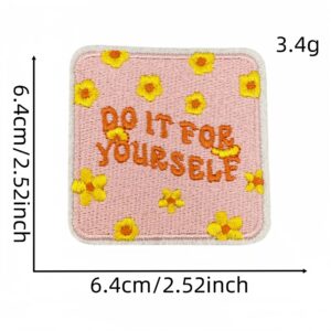 Colorful english cloth stickers 12 #