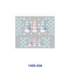 oly-722ec3eaa0398ca245bf88d7bc16ac4a Wholesale 2/4/8pcs Christmas Snowman Winter Print Mini Cup Keychain Sticker