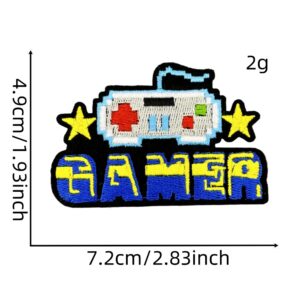 Blue game cloth stickers 6#