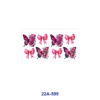 Wholesale 5pcs Moody Romantic Watercolor Butterfly Bow Pink Purple Dark Rose Floral Cluster Decor Prints 16oz Cup UV DTF Wraps
