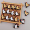 oly-72484e3c47fe7f57b1390fce4e578fc0 Wholesale Cartoon Rooster Silicone Baby Pacifier Clip Teether Gift Resale