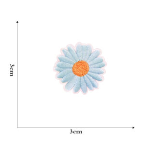 Self-adhesive Daisy blue 3cm