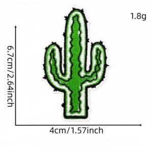 Green series cloth sticker 1#