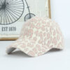 Wholesale Chic Leopard Print Baseball Cap Adjustable Breathable Winter Hat Fashion Accessory