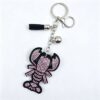 oly-725dad7edd68f9475266800b29325734 Wholesale Fashion Rhinestone Lobster Keychain Leather Tassel Bag Charm for Boutique Resale