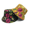 Wholesale Chic Double Sided Fisherman Hat Vegetable Pattern Sun Protection for Men Women