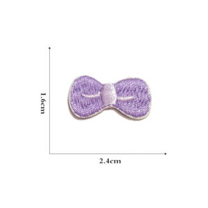Self-adhesive purple cloth stickers -10#
