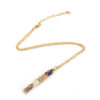 oly-72818a06331f1a84bc91841d5e8bfb88 Wholesale Crushed Stone Net Bag Pendant Necklace Handmade Amethyst Agate Crystal Jewelry Accessory