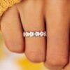 oly-7297ab033239cd75002fdfee49174a29 Wholesale Chic Flower Design Alloy Ring - Trendy Sunflower Style Women's Jewelry Accessory for Party Gift