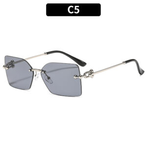 C5-silver frame light gray piece