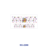oly-72c489760730db286cd53cded9264539 Wholesale 8pcs Mixed Cartoon Bear Polka Dot Bow Girl Print 3oz Cup Stickers Wrap OLY Exclusive