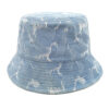 oly-72c8ac13ca250441c2b2d28e054d93d2 Wholesale Retro Denim Bucket Hat Navy Blue Washed Finish Casual Fashion Accessory