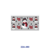 Wholesale 5pcs Cute Winter Christmas Snowman Holiday Element Mixed Decor Prints 16oz Cup UV DTF Wraps