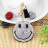 Wholesale Face Flannel Keychain Rhinestone Tassel Wedding Gift Bag Charm