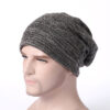 oly-72fdcafe166809141b1322fa02d8ab05 Wholesale Striped Acrylic Knit Beanie Cap Unisex Warm Dome Hat for Everyday Wear