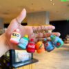 Wholesale Cartoon Cola Bottle Keychain Simulated Sprite Pendant Trendy Car Key Accessory for Party