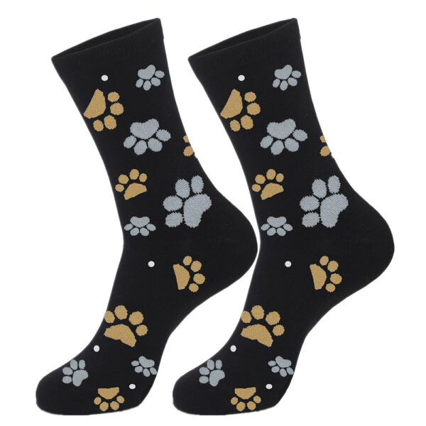 Wholesale Fashion Women's Mid Calf Socks with Animal Paw Pattern Everyday Casual Winter Socks