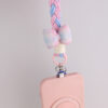 Wholesale Rainbow Star Bow Silicone Keychain Phone Lanyard Cute Fashion Accessory Gift