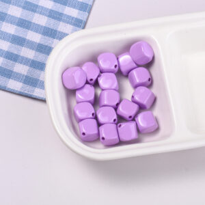 Purple prismatic inclined hole square