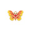 Wholesale Fashion Accessory Butterfly Pendant DIY Jewelry Kit 10pcs Black White Zinc Alloy Electroplated Perfect for Resale or Gift