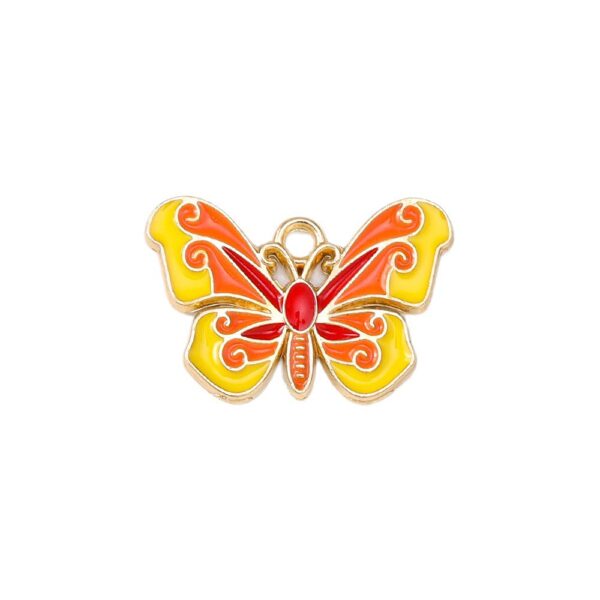 Wholesale Fashion Accessory Butterfly Pendant DIY Jewelry Kit 10pcs Black White Zinc Alloy Electroplated Perfect for Resale or Gift