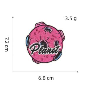 Planet cloth stickers 1#