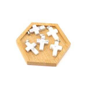 White turquoise (synthetic) (1 piece)