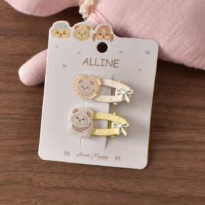 25# Yellow Oval Duck Clip - 2pcs
