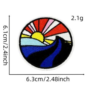 Landscape cloth sticker 8#