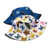 oly-7383fc124461bc3558f9f43dd46f56b8 Wholesale Butterfly Print Reversible Fisherman Hat Sun Protection Trendy Fashion Accessory for Women Gift