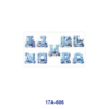 oly-73889e20ccea2576a7346993ddbc20fd Wholesale 5pcs Fairy Forest Floral 26 Capital Alphabet Green Vine Blue Hydrangea Custom Initial Decor Prints 16oz Cup UV DTF Wraps
